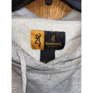 BROWNING SWEATSHIRT XL HOODIE HUNTING COLOR WARM HOODED VINTAGE MENS